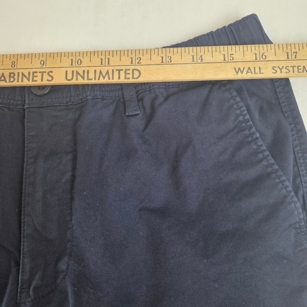 Uniqlo EZY‎ Jogger Men's Pants Classic Navy SZ 31 Ankle Cuffed - Picture 4 of 8